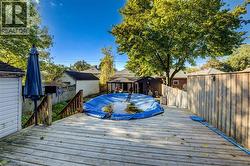Fully Fenced Yard with Above Ground Pool and Shed - 