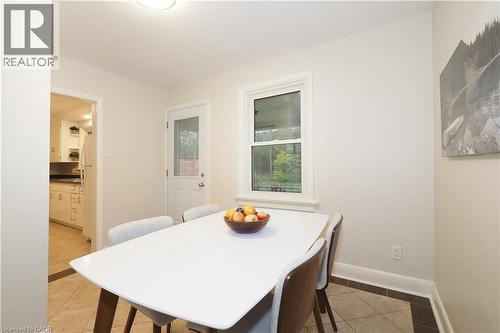 296 Dumfries Avenue, Kitchener, ON - Indoor Photo Showing Dining Room