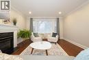 296 Dumfries Avenue, Kitchener, ON  - Indoor Photo Showing Living Room With Fireplace 