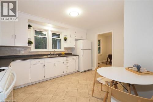 296 Dumfries Avenue, Kitchener, ON - Indoor Photo Showing Kitchen With Double Sink