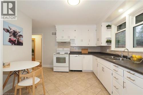296 Dumfries Avenue, Kitchener, ON - Indoor Photo Showing Kitchen With Double Sink