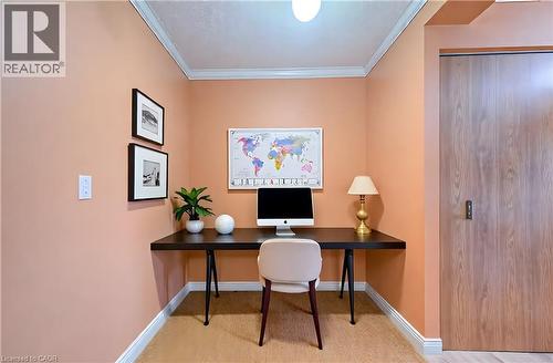 Virtually Staged - 400 Champlain Boulevard Unit# 406, Cambridge, ON - Indoor Photo Showing Office