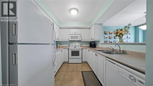 120 Dudhope Avenue Unit# 24, Cambridge, ON - Indoor Photo Showing Kitchen With Double Sink