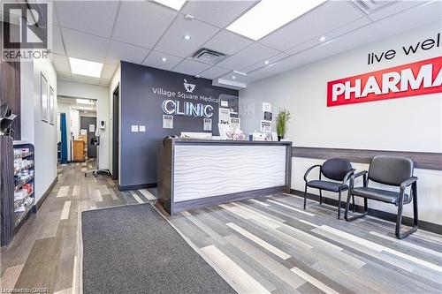 Reception with a drop ceiling - 10 Main Street, Mississauga, ON 