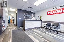 Reception with a drop ceiling - 