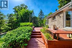 View of wooden terrace - 