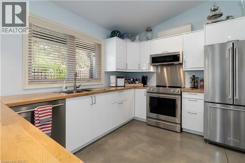 232 Paris Road E, Brantford, ON - Indoor Photo Showing Kitchen With Double Sink