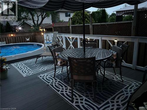 11 Jacqueline Boulevard, Hamilton, ON - Outdoor With Above Ground Pool With Exterior