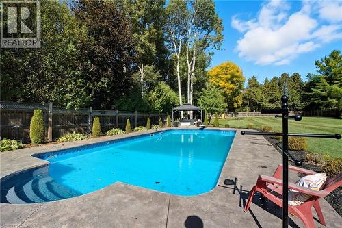 855 Avenue Road, Cambridge, ON - Outdoor With In Ground Pool With Backyard