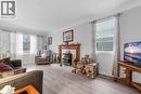 143 Walter Avenue S, Hamilton, ON  - Indoor Photo Showing Living Room With Fireplace 