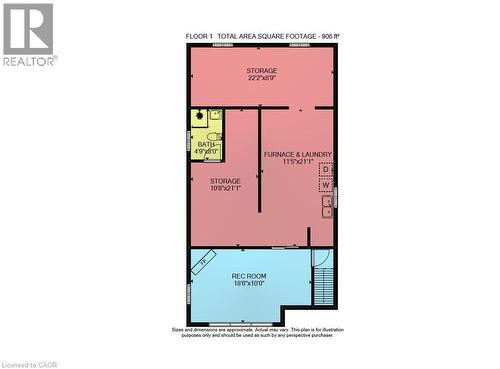 Lower Floor Plan - 59 Cloke Court, Hamilton, ON - Other