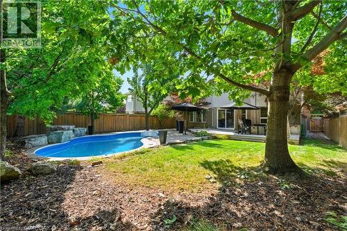 2139 Bushtrail Court, Burlington, ON - Outdoor With In Ground Pool With Backyard