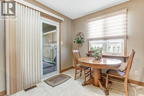 Dining space featuring baseboards - 2 Falls Crescent, Simcoe, ON - Indoor Photo Showing Dining Room