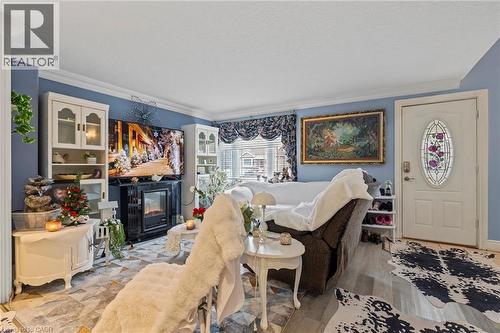 15 Dalhousie Avenue, Hamilton, ON - Indoor With Fireplace