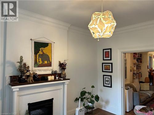 207 Charlton Avenue W Unit# Main, Hamilton, ON - Indoor With Fireplace