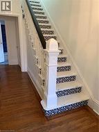 Stairway with wood finished floors - 