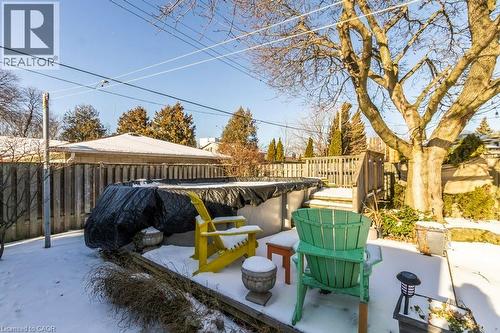 Fenced backyard featuring a patio area - 22 Redwing Road, Hamilton, ON - Outdoor