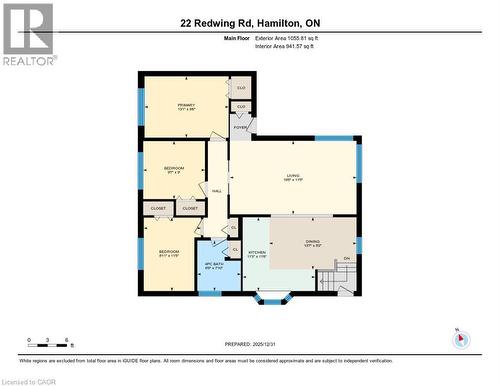 View of floor plan / room layout - 22 Redwing Road, Hamilton, ON - Other