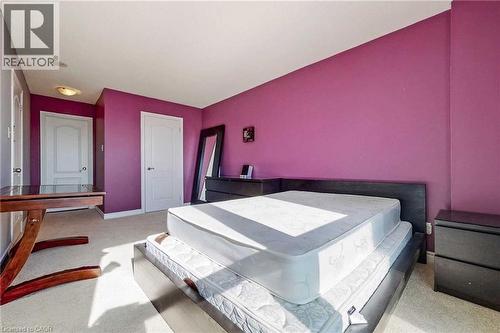 Bedroom with carpet flooring - 135 James Street Unit# 608, Hamilton, ON - Indoor Photo Showing Bedroom