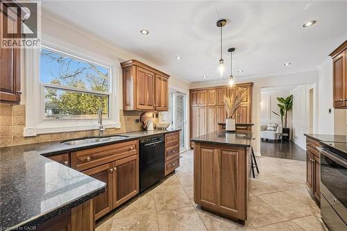 4069 Lakeshore Road, Burlington, ON - Indoor Photo Showing Kitchen With Double Sink