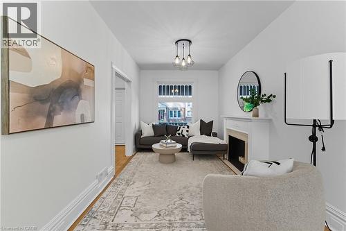 13 Bruce Street, Hamilton, ON - Indoor With Fireplace