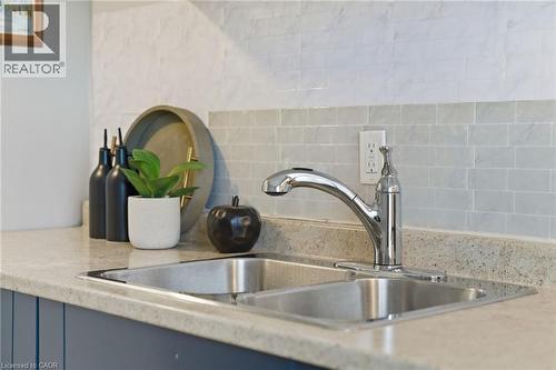 13 Bruce Street, Hamilton, ON - Indoor Photo Showing Kitchen With Double Sink