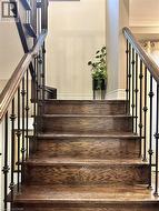 Staircase with wood-type flooring - 