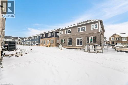 Snow covered property with central AC - 109 Molozzi Street, Erin, ON - Outdoor