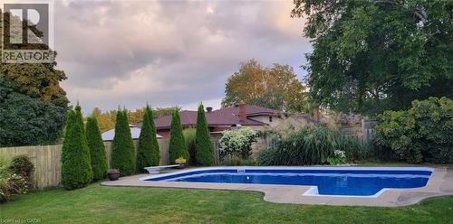 16 Old Oxford Road, St. Catharines, ON - Outdoor With In Ground Pool With Backyard