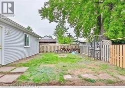 View of fenced backyard - 