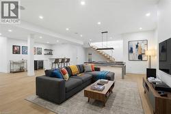 Rec Room with virtual staging - 