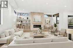 Family Room with Virtual Staging - 