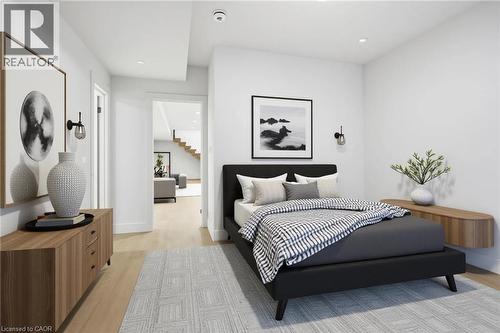 Bedroom 5 with virtual staging - 427 Pine Cove Road, Burlington, ON - Indoor Photo Showing Bedroom