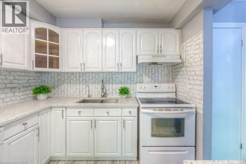 46 Guerin Avenue, Kitchener, ON - Indoor Photo Showing Kitchen With Double Sink