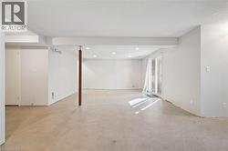 Basement with recessed lighting - 
