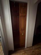 Crawl space behind this cupbord - 