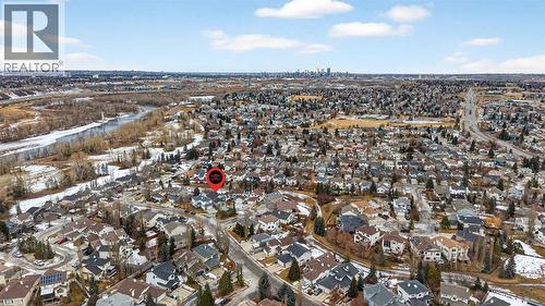 Riverbend has easy access to Glenmore Trail, Deerfoot, transit routes to downtown, schools and shopping - 509 Riverview Place Se, Calgary, AB - Outdoor With View