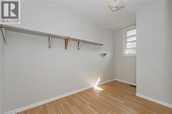 Spacious closet featuring light wood-type flooring - 