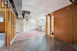 Below grade area with tile patterned floors - 