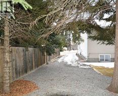 Back yard gravel area - 