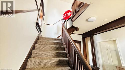 View of stairway - 30 Regina Street N, Waterloo, ON - Indoor Photo Showing Other Room