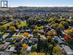 Aerial view of property and surrounding area with nearby suburban area - 