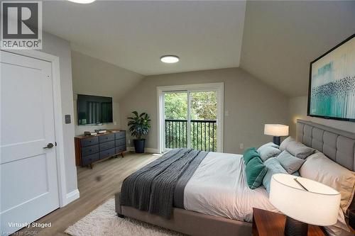 Third Floor Bedroom (Virtually Staged) - 279 Hess Street S, Hamilton, ON - Indoor Photo Showing Bedroom