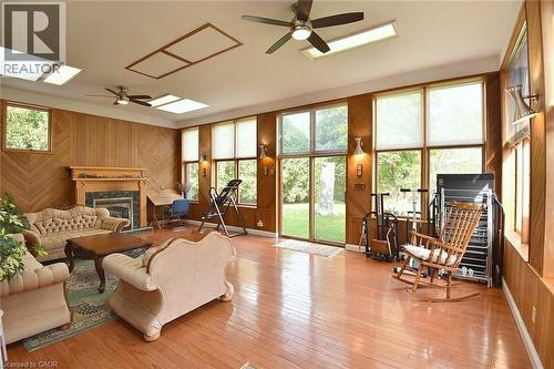 564 Evans Road, Hamilton, ON - Indoor With Fireplace