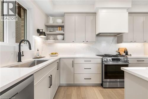 83 Dunnigan Drive, Kitchener, ON - Indoor Photo Showing Kitchen With Upgraded Kitchen