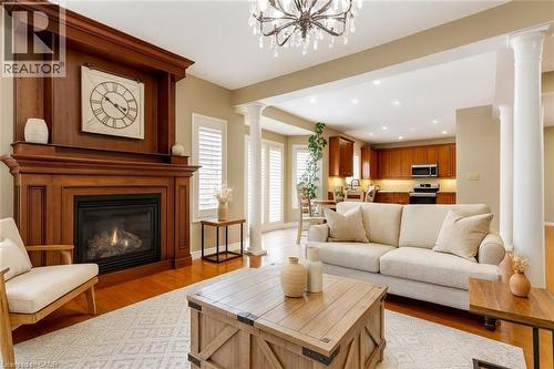 3137 Countess Crescent, Mississauga, ON - Indoor Photo Showing Living Room With Fireplace