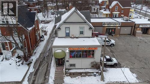 View of front of home featuring stucco siding - 612 King Street E, Kitchener, ON 