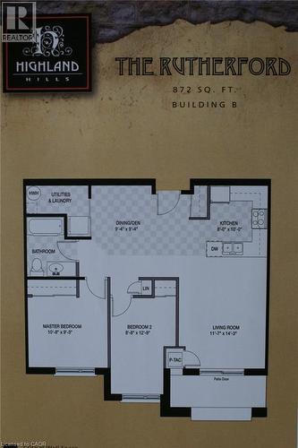 View of suite #412 floor plan - 645 St. David Street S Unit# 412, Fergus, ON - Other