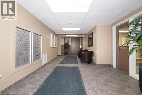View of Lobby / Foyer Common area featuring a drop ceiling - 645 St. David Street S Unit# 412, Fergus, ON - Indoor Photo Showing Other Room