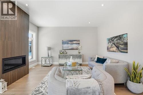 Lot 7 Klein Circle, Ancaster, ON - Indoor Photo Showing Living Room With Fireplace